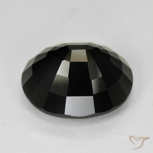 Tormalina Schorl naturale da 14.93 ct, Ovale, Opaco