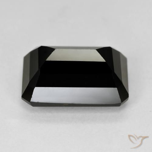Tormalina Schorl naturale da 8.83 ct, Ottagonale / Taglio smeraldo, Opaco