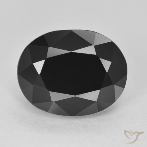 10.32ct Naturale Schorl Tormalina, Ovale, Opaco