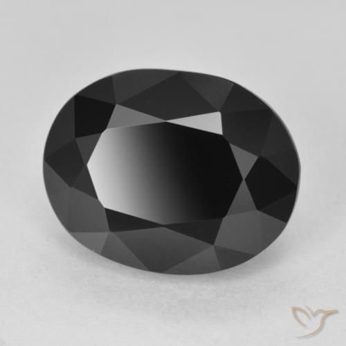 Tormalina Schorl naturale da 10.32 ct, Ovale, Opaco
