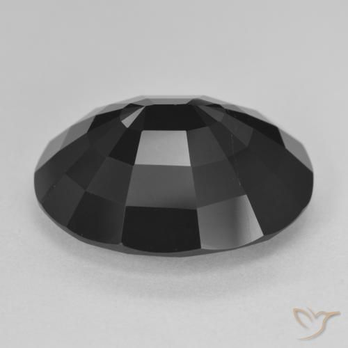 Tormalina Schorl naturale da 19.60 ct, Ovale, Opaco