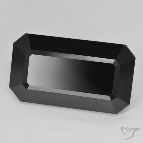 Tormalina Schorl naturale da 20.66 ct, Ottagonale / Taglio smeraldo, Opaco