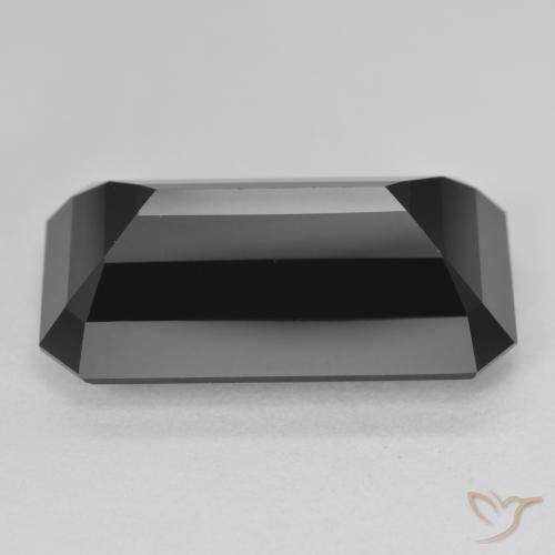 Tormalina Schorl naturale da 20.66 ct, Ottagonale / Taglio smeraldo, Opaco