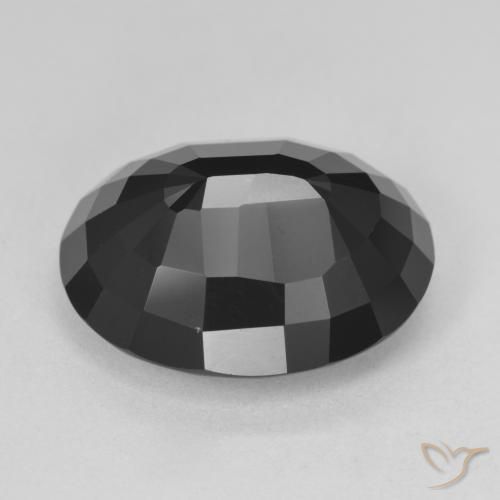 Tormalina Schorl naturale da 12.07 ct, Ovale, Opaco