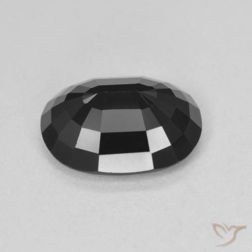 Tormalina Schorl naturale da 3.86 ct, Taglio ovale, Opaco