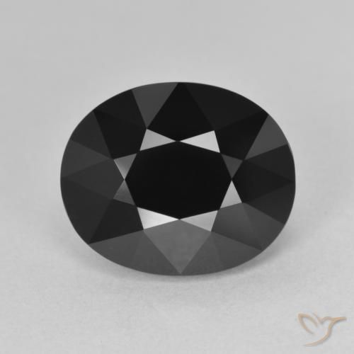 Tormalina Schorl naturale da 6.69 ct, Ovale, Opaco