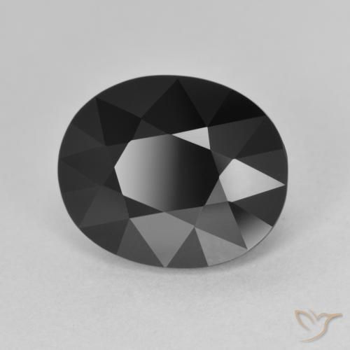 Tormalina Schorl naturale da 6.69 ct, Ovale, Opaco