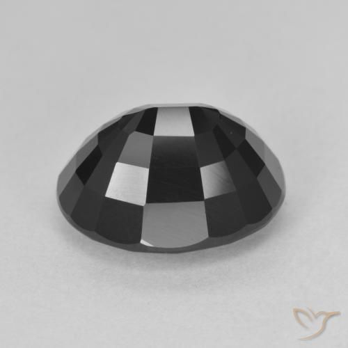 Tormalina Schorl naturale da 6.69 ct, Ovale, Opaco