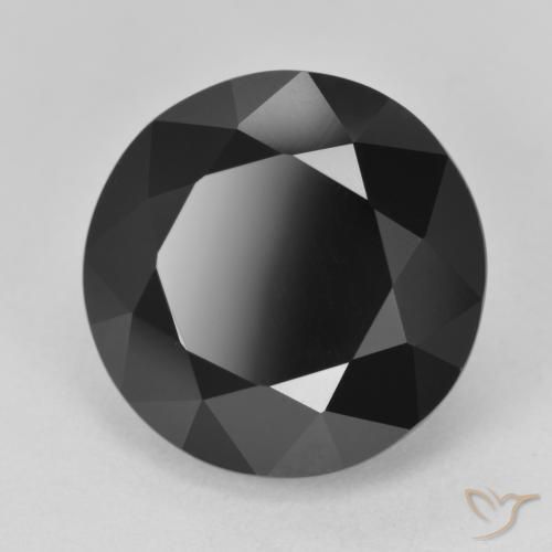 Tormalina Schorl naturale da 14.57 ct, Rotondo, Opaco