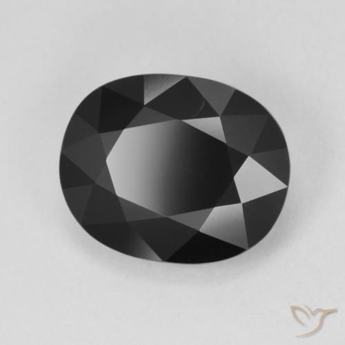 Tormalina Schorl naturale da 5.15 ct, Ovale, Opaco