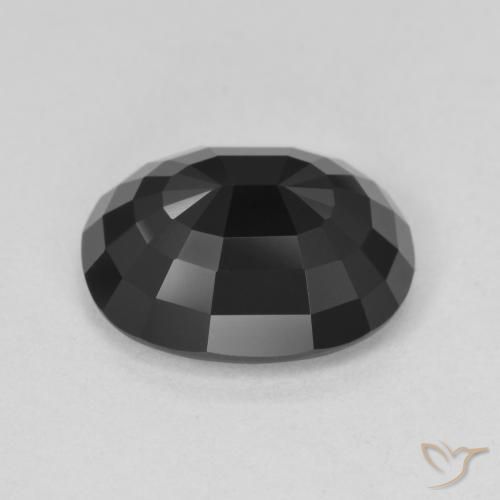 Tormalina Schorl naturale da 5.15 ct, Ovale, Opaco