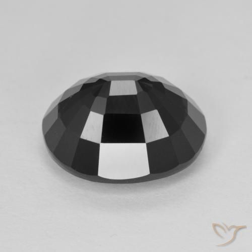 Tormalina Schorl naturale da 5.88 ct, Ovale, Opaco
