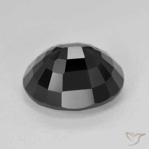 Tormalina Schorl naturale da 9.75 ct, Ovale, Opaco