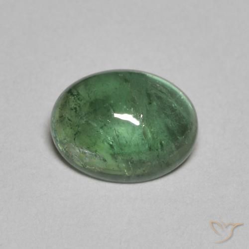 1.28ct Naturale Verde chiaro Tormalina, Ovale, Trasparente