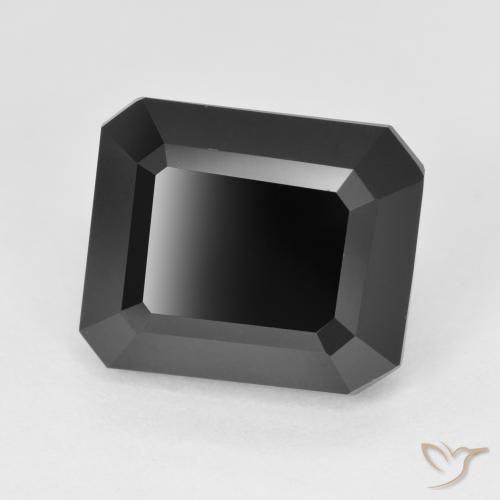 Tormalina Schorl naturale da 9.17 ct, Ottagonale / Taglio smeraldo, Opaco