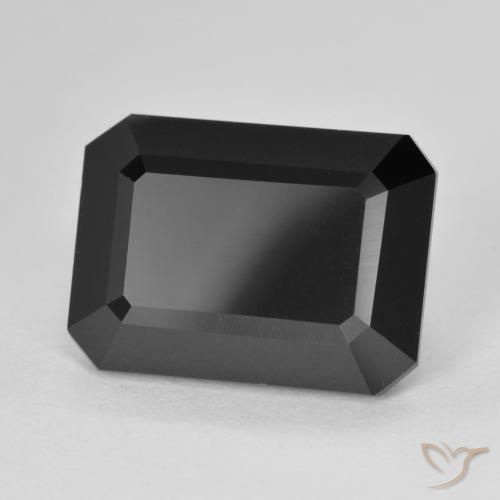Tormalina Schorl naturale da 8.93 ct, Ottagonale / Taglio smeraldo, Opaco