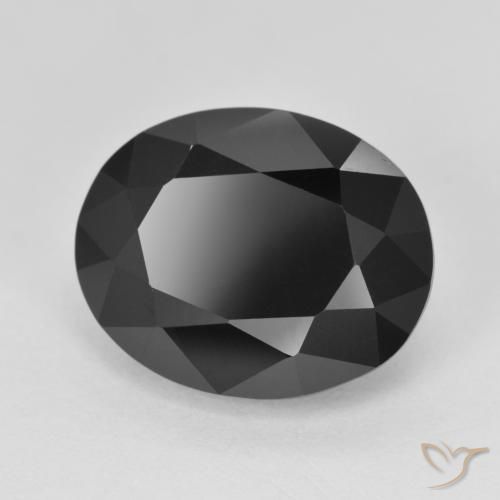Tormalina Schorl naturale da 9.85 ct, Ovale, Opaco