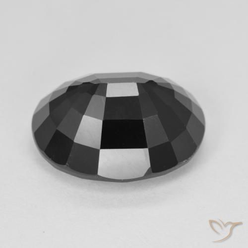 Tormalina Schorl naturale da 9.85 ct, Ovale, Opaco