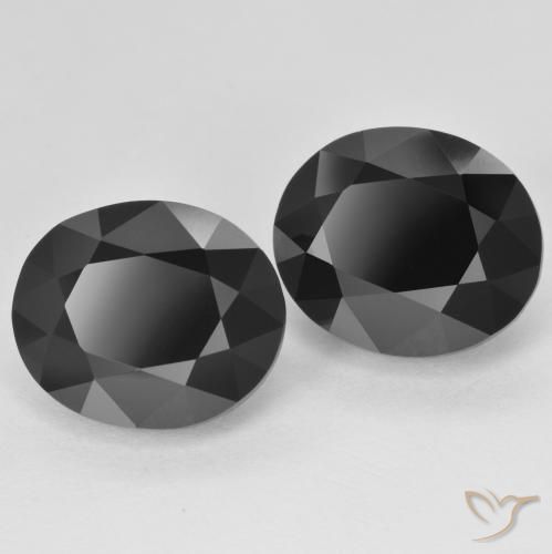 12.55ctw Naturale Schorl Tormalina, Ovale, Opaco