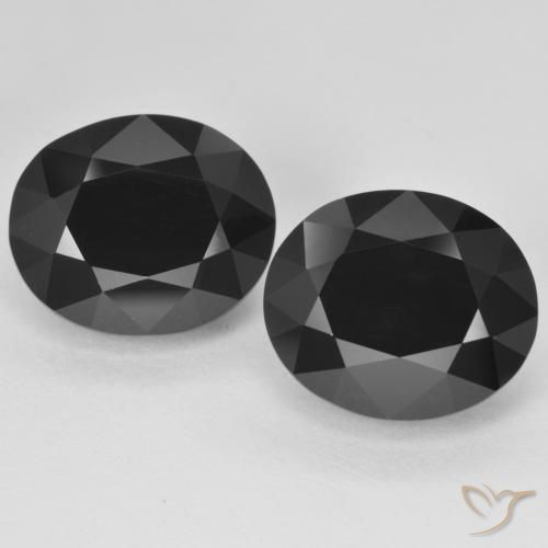 Gemme di Tormalina Schorl naturale da 12.55 ct, Ovale, Opaco