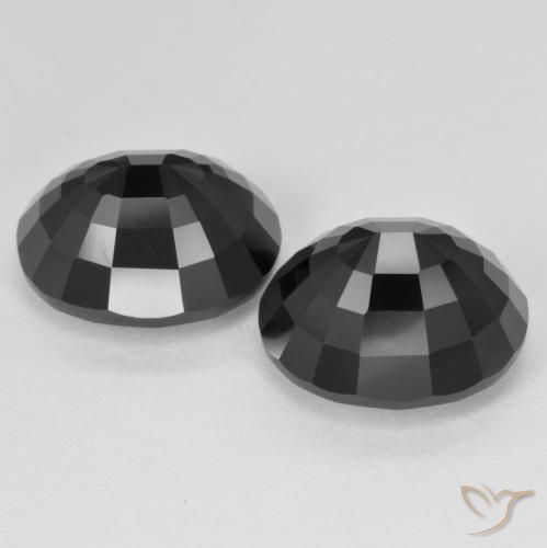Gemme di Tormalina Schorl naturale da 12.55 ct, Ovale, Opaco