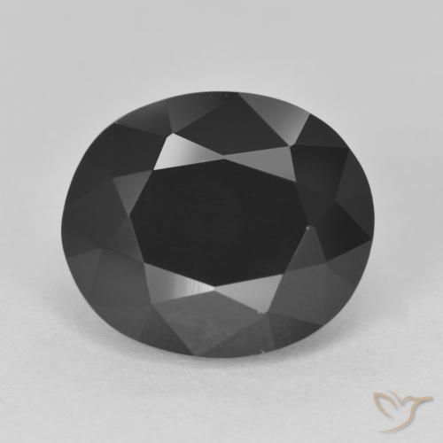 8.05ct Naturale Schorl Tormalina, Ovale, Opaco