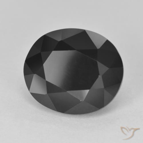 Tormalina Schorl naturale da 8.05 ct, Ovale, Opaco
