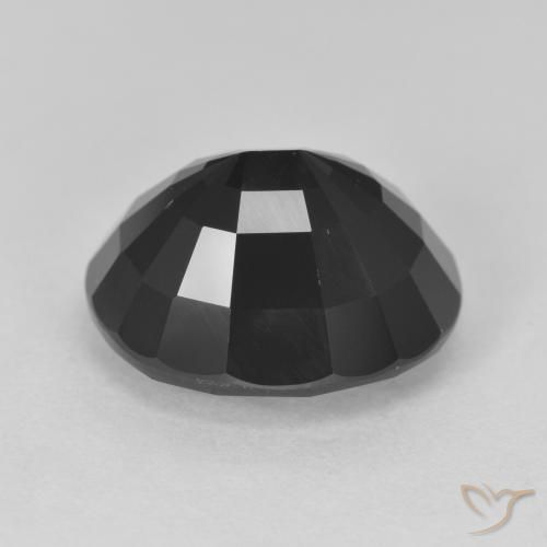 Tormalina Schorl naturale da 8.05 ct, Ovale, Opaco