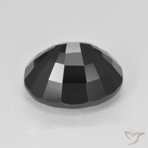 Tormalina Schorl naturale da 7.40 ct, Ovale, Opaco