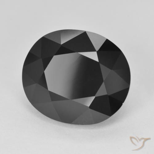 Tormalina Schorl naturale da 11.10 ct, Ovale, Opaco