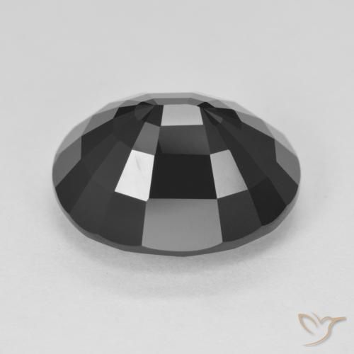 Tormalina Schorl naturale da 11.10 ct, Ovale, Opaco