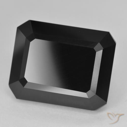 Tormalina Schorl naturale da 18.89 ct, Ottagonale / Taglio smeraldo, Opaco