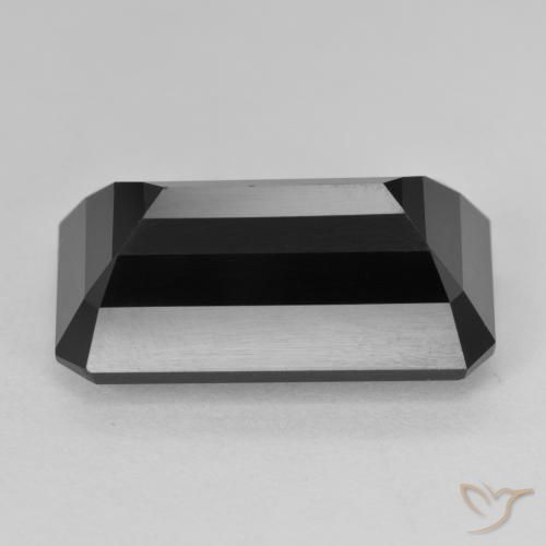 Tormalina Schorl naturale da 14.51 ct, Ottagonale / Taglio smeraldo, Opaco
