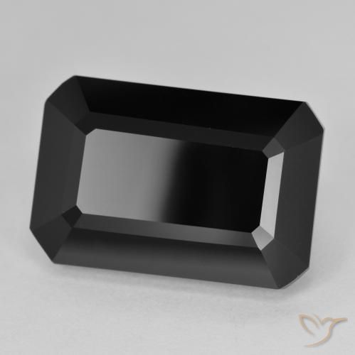 Tormalina Schorl naturale da 17.95 ct, Ottagonale / Taglio smeraldo, Opaco