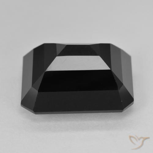 Tormalina Schorl naturale da 15.28 ct, Ottagonale / Taglio smeraldo, Opaco