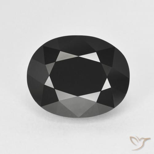 6.23ct Naturale Schorl Tormalina, Ovale, Opaco