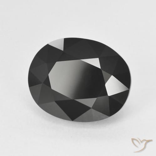 Tormalina Schorl naturale da 6.23 ct, Ovale, Opaco