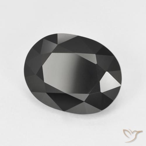 Tormalina Schorl naturale da 5.67 ct, Ovale, Opaco