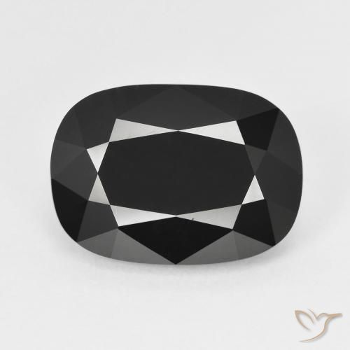 7.52ct Naturale Schorl Tormalina, Cuscino, Opaco
