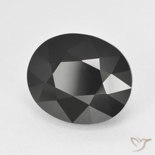 Tormalina Schorl naturale da 7.58 ct, Ovale, Opaco