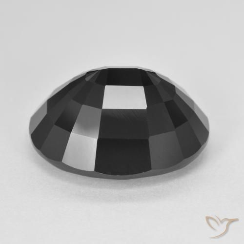 Tormalina Schorl naturale da 13.51 ct, Ovale, Opaco