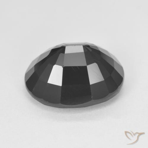 Tormalina Schorl naturale da 7.36 ct, Ovale, Opaco