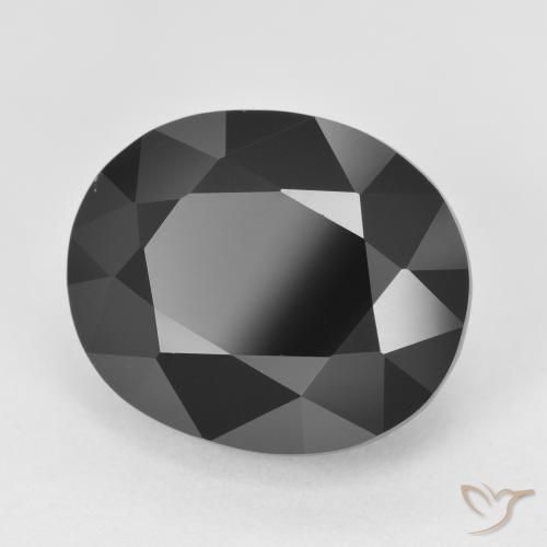 Tormalina Schorl naturale da 10.44 ct, Ovale, Opaco