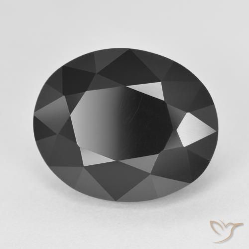 Tormalina Schorl naturale da 10.65 ct, Ovale, Opaco