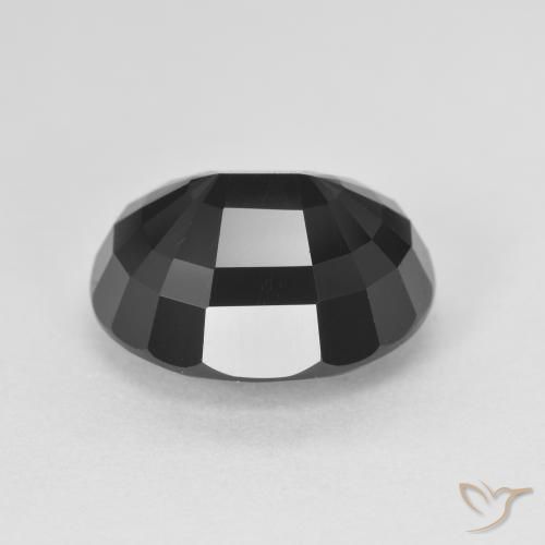 Tormalina Schorl naturale da 5.80 ct, Ovale, Opaco