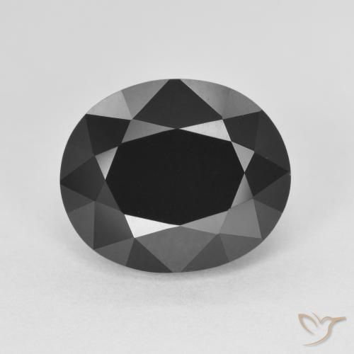 6.23ct Naturale Schorl Tormalina, Ovale, Opaco