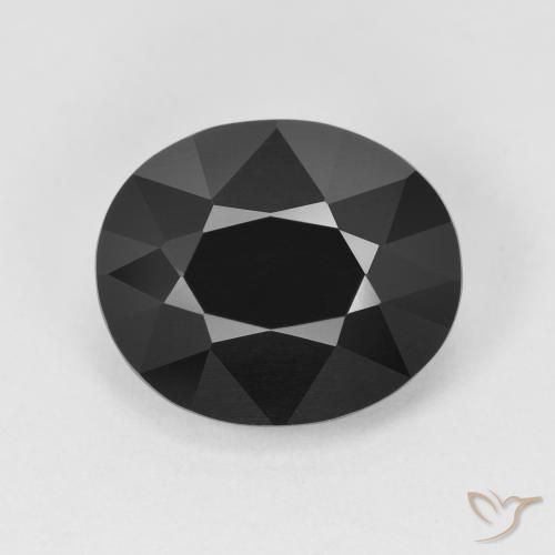 5.23ct Naturale Schorl Tormalina, Ovale, Opaco