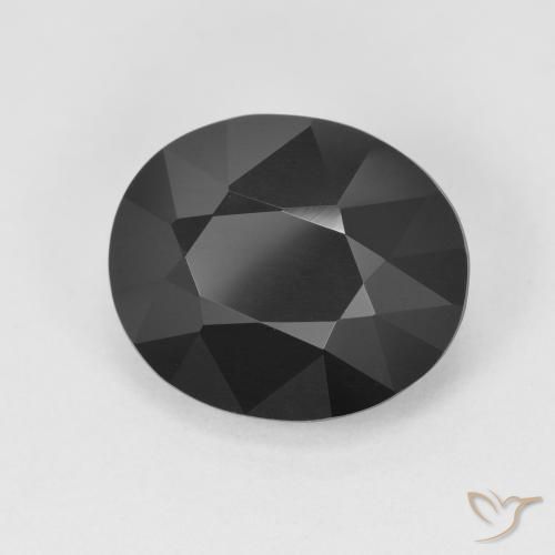 Tormalina Schorl naturale da 5.23 ct, Ovale, Opaco