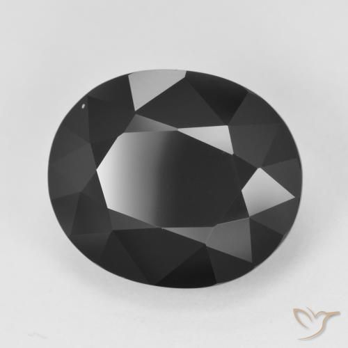 Tormalina Schorl naturale da 12.70 ct, Ovale, Opaco
