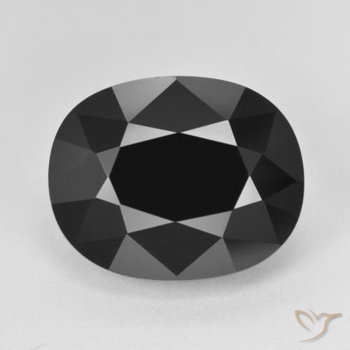 15.03ct Naturale Schorl Tormalina, Ovale, Opaco